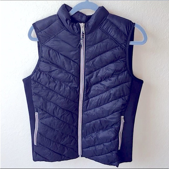 GAP Navy Blue Primaloft Puffer Elastic Vest size Small - Picture 4 of 12